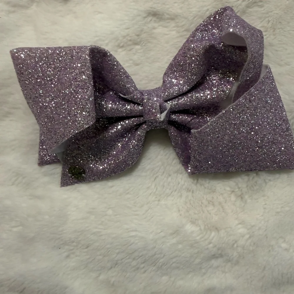 Large Unicorn and Glitter Bow Set for Kids